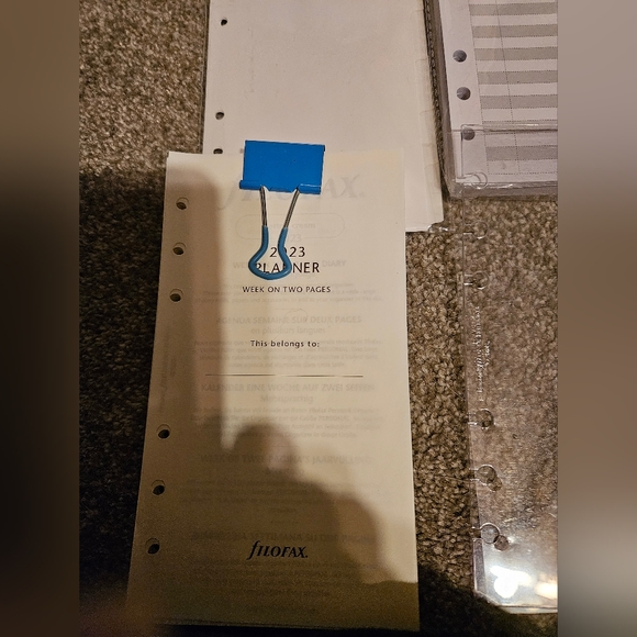 Filofax Personal Size Insert large bundle - Picture 2 of 13